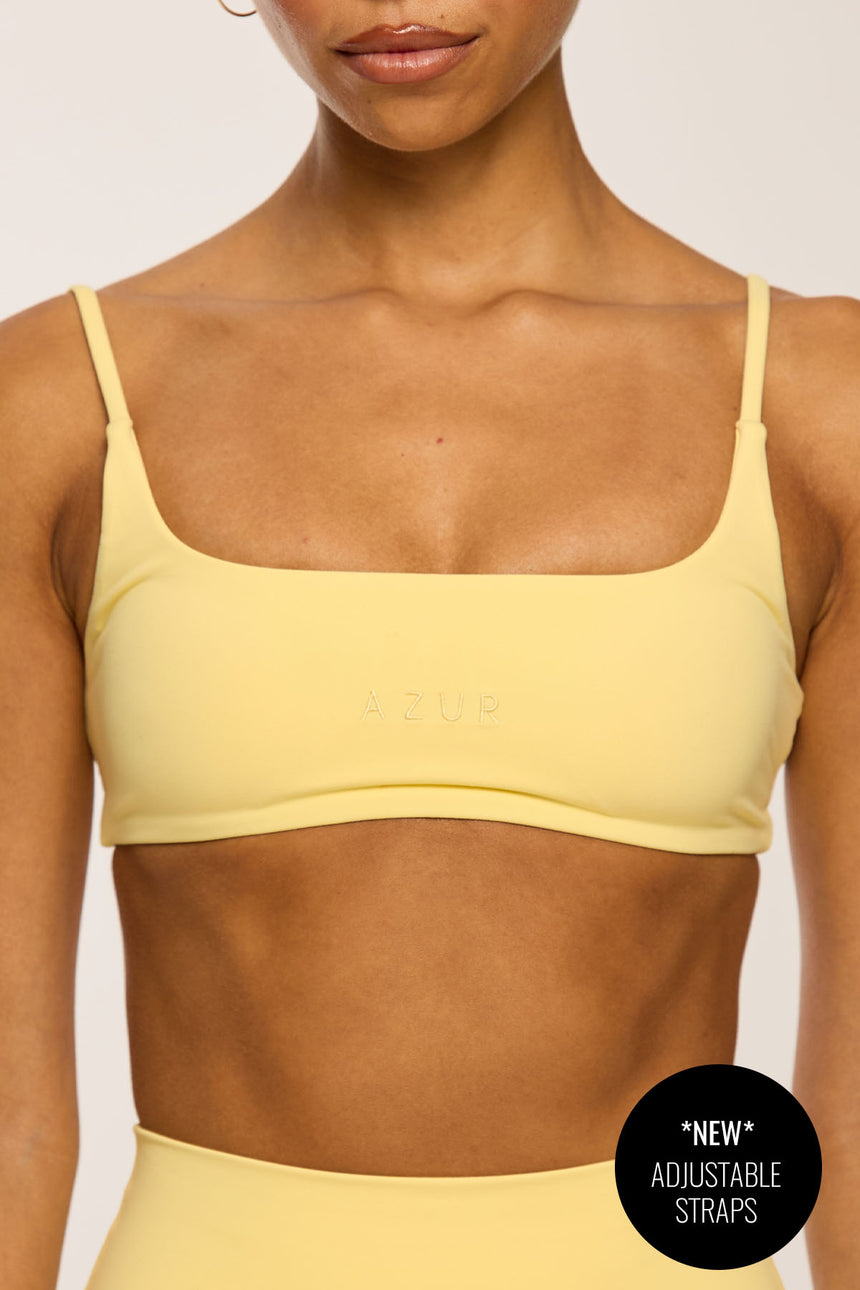 CLASSIC FIT BAREBACK BRA - BUTTER YELLOW